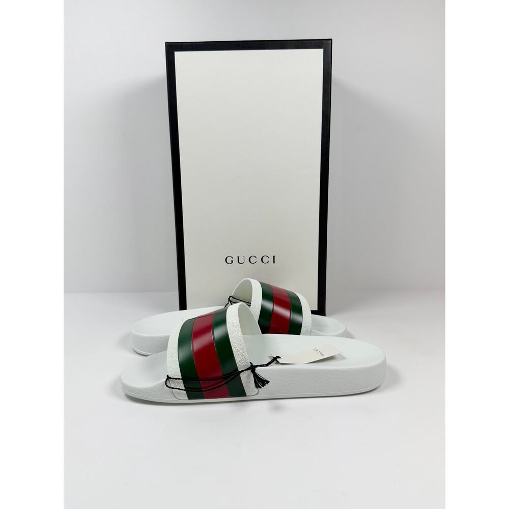 Size 9.5US - Gucci Pursuit Web Sandals NEW - Picture 6 of 9